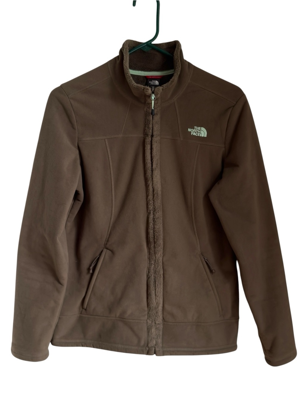The North Face Morningside Womens Brown Full Zip Fleece Lined Jacket Medium